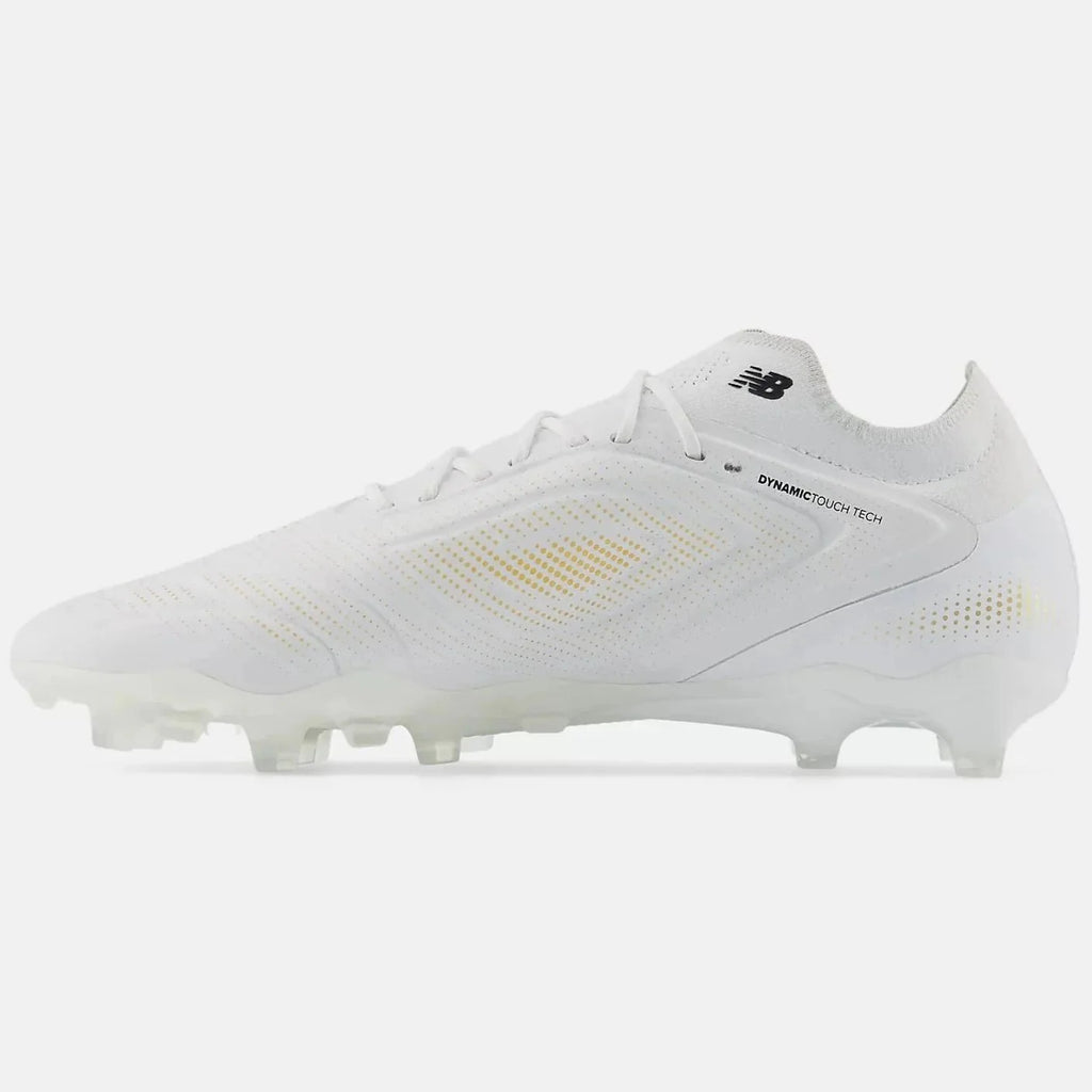 New Balance Tekela Elite Low Laced V5 2E Wide Firm Ground Soccer Cleats-White Pack (FA25)