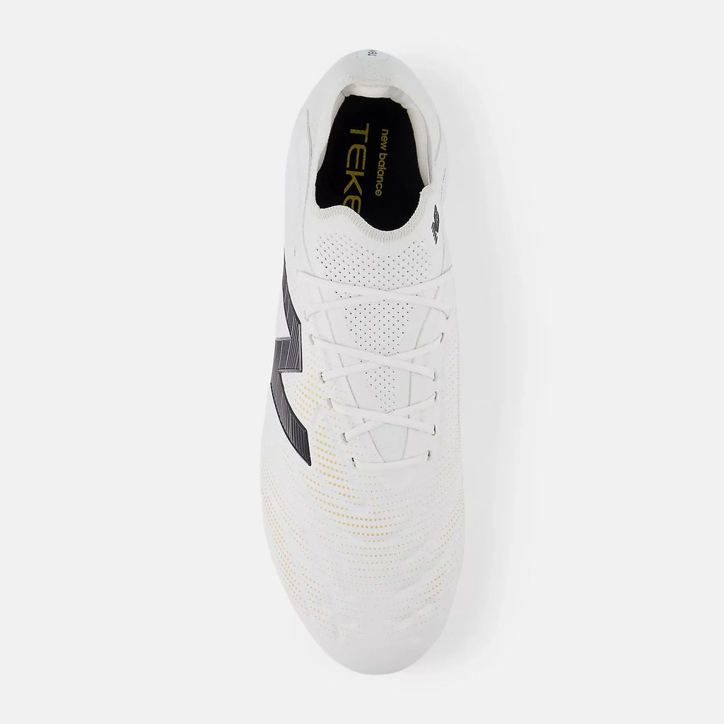 New Balance Tekela Elite Low Laced V5 2E Wide Firm Ground Soccer Cleats-White Pack (FA25)
