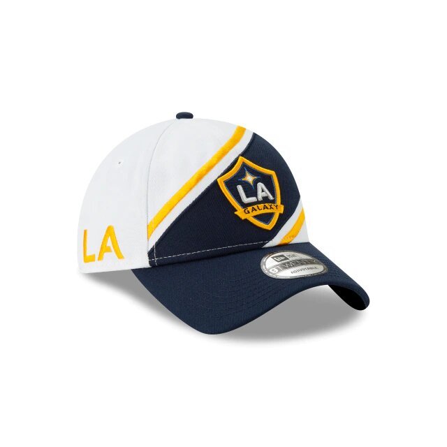 New Era LA Galaxy Jersey Hook Home 920 Adjustable Hat - White-Navy