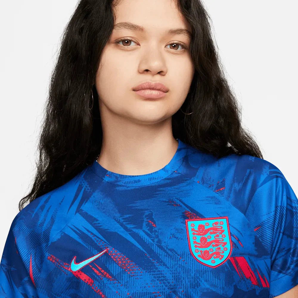 Nike 2022-23 England Women's Training Pre-Match Jersey - Blue