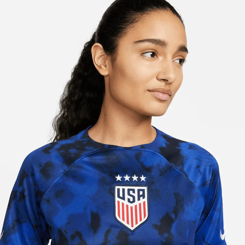 Nike 2022-23 USWNT Away Women  Jersey Bright Blue-White