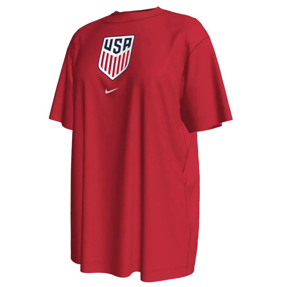 Nike 2022-23 USWNT Women's Crest WC22 Tee - Red