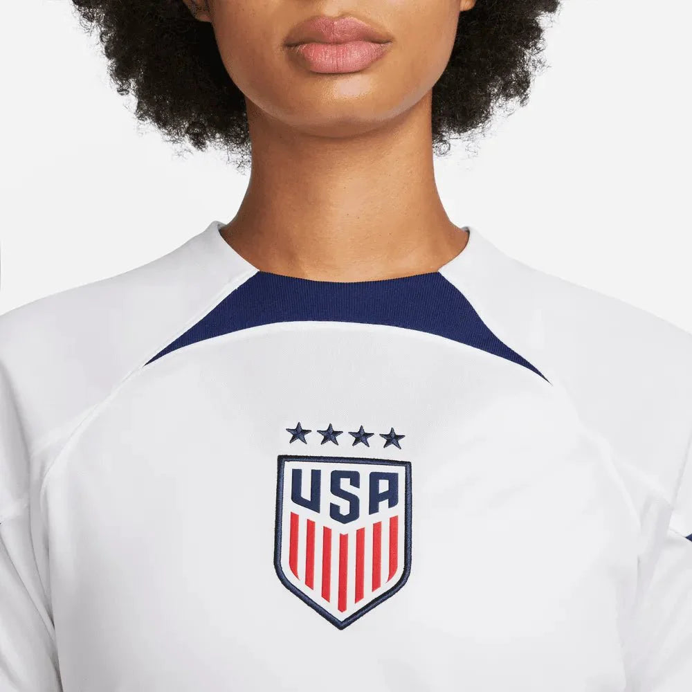 Nike 2022-23 USWNT Women's Home  Jersey White-Hyper Blue