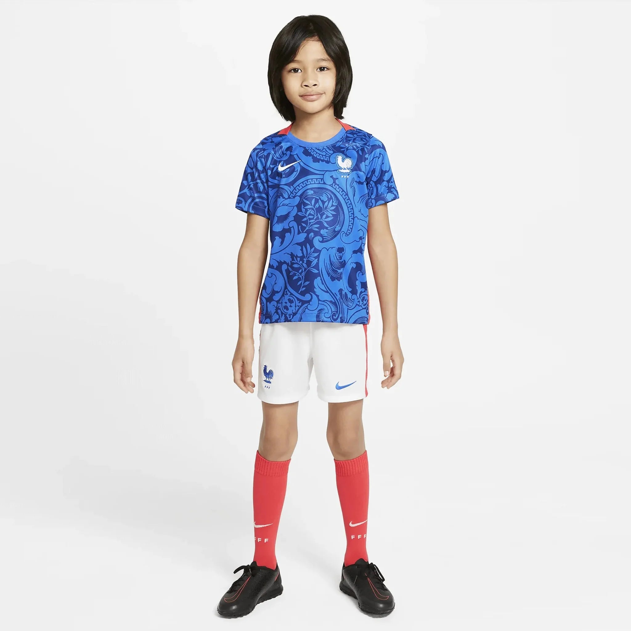 Nike 2022 France Kids' Mini Kit - Blue-White