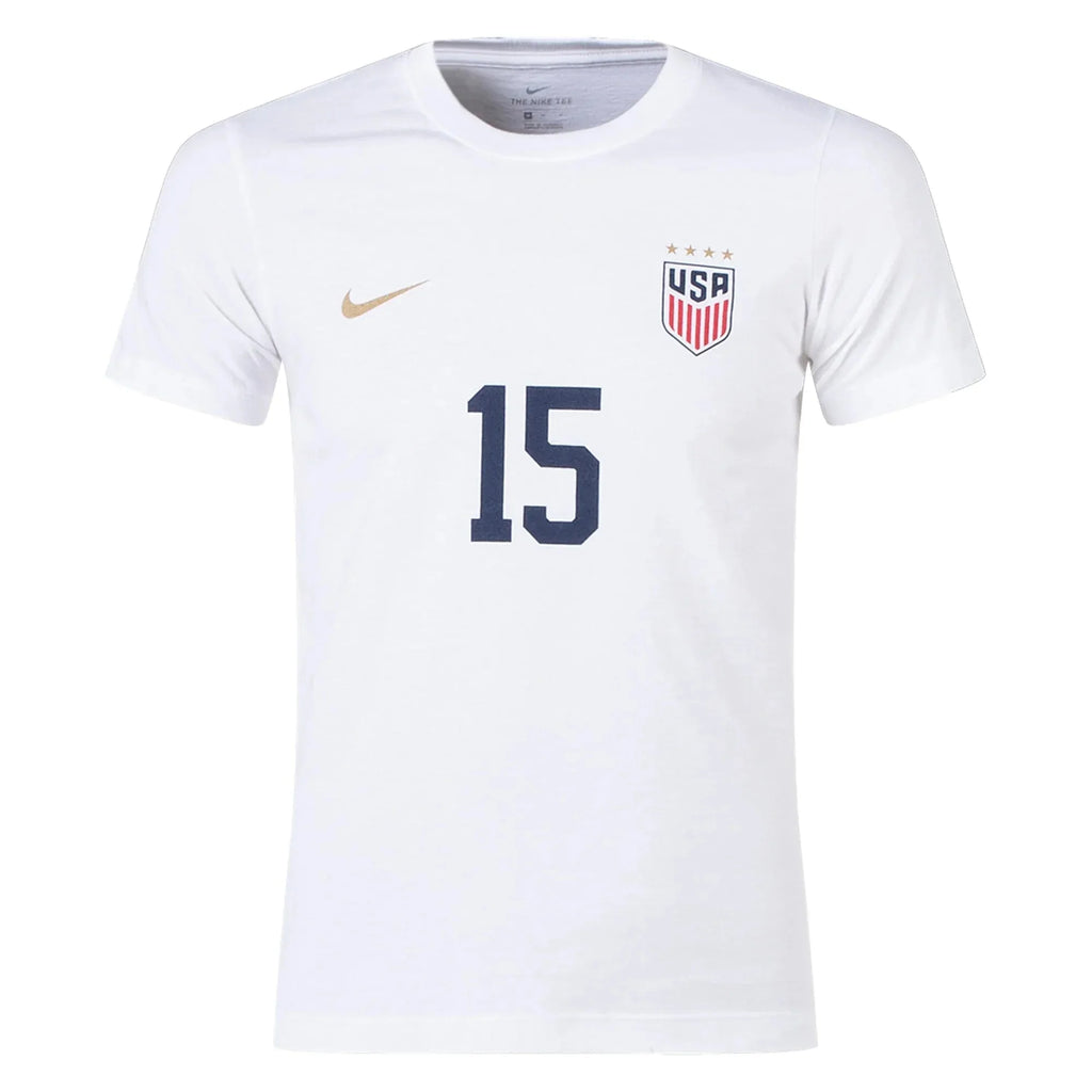 Nike 2023-24 USWNT Youth  Rapinoe 15 Tee