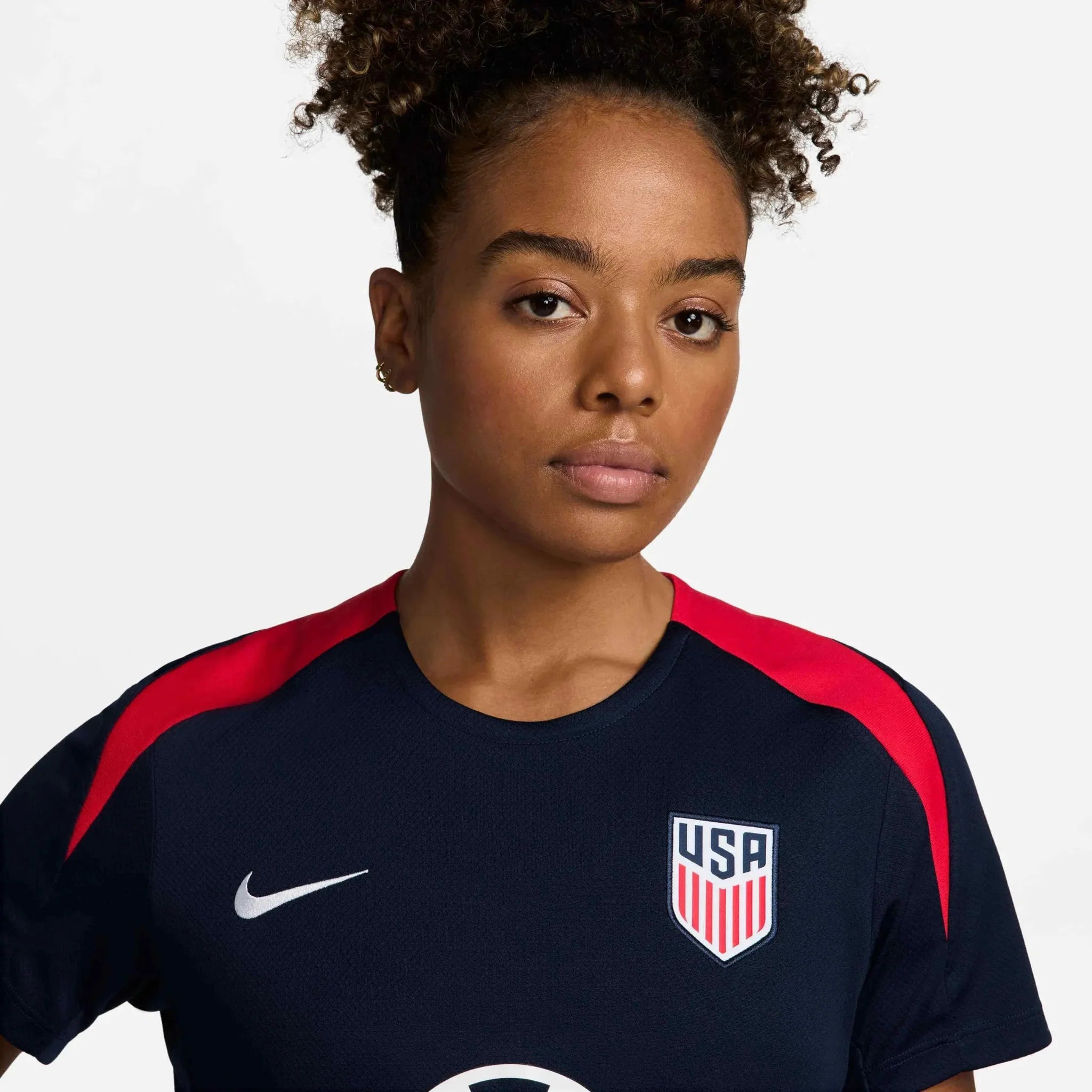 Nike 2024-25 USMNT Women Dri-Fit Short-Sleeve Knit Top