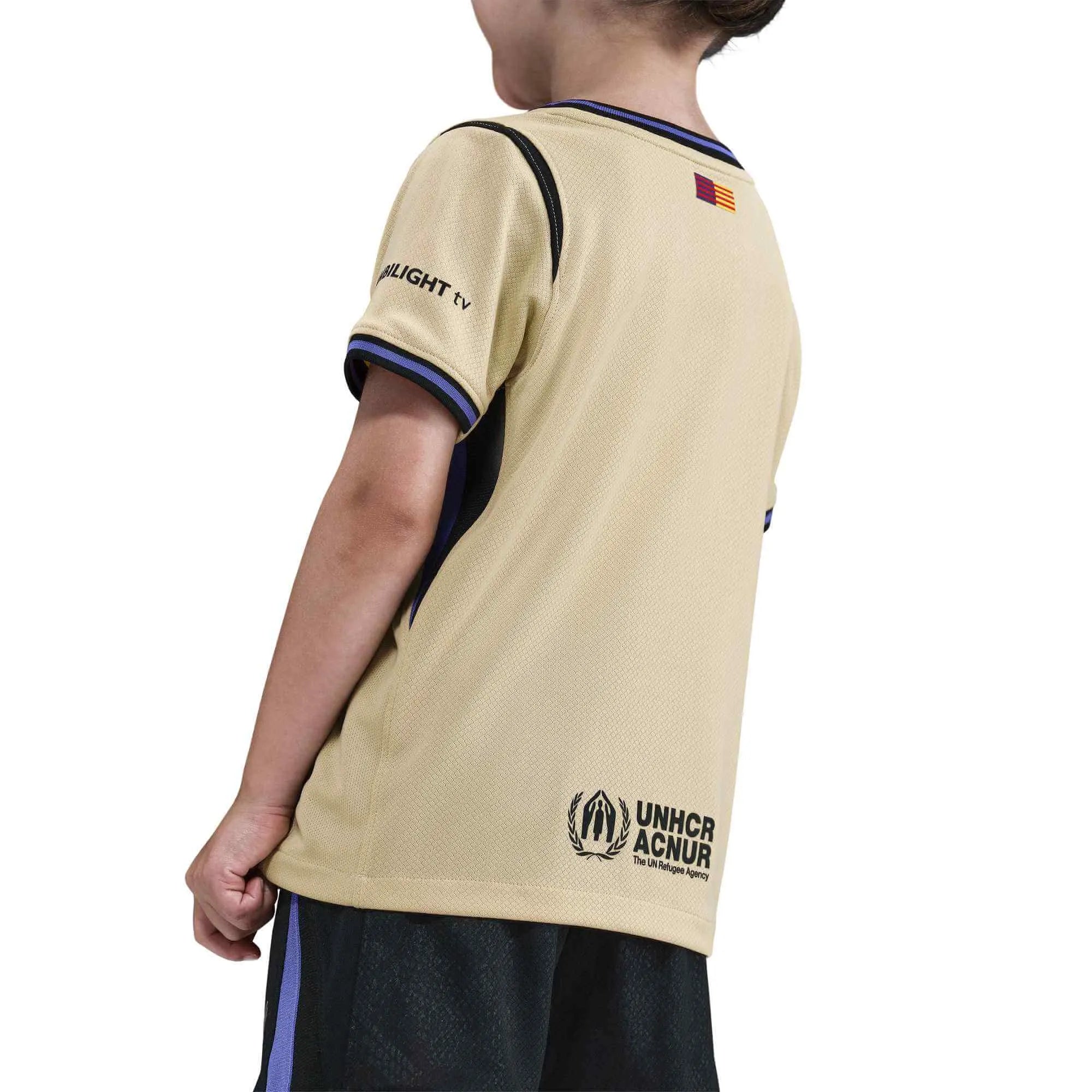 Nike 2025-26 Barcelona Little Kids' Stadium Away Kit