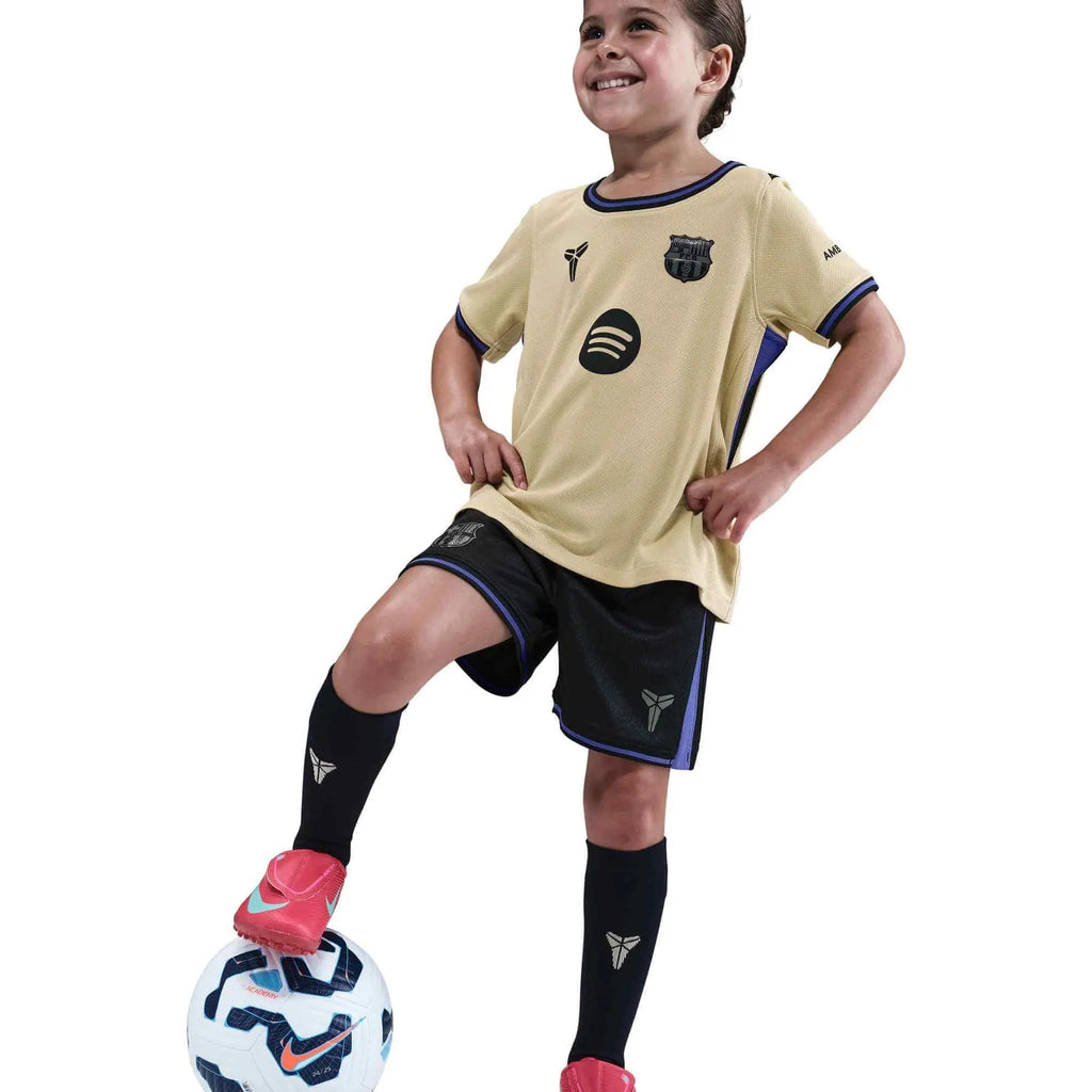 Nike 2025-26 Barcelona Little Kids' Stadium Away Kit