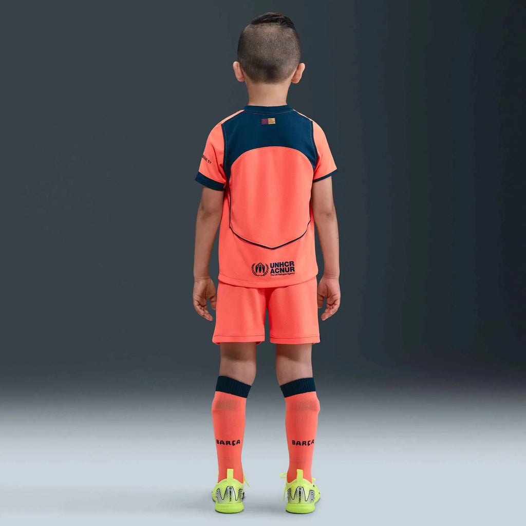 Nike 2025-26 Barcelona Little Kids' Stadium Third Kit