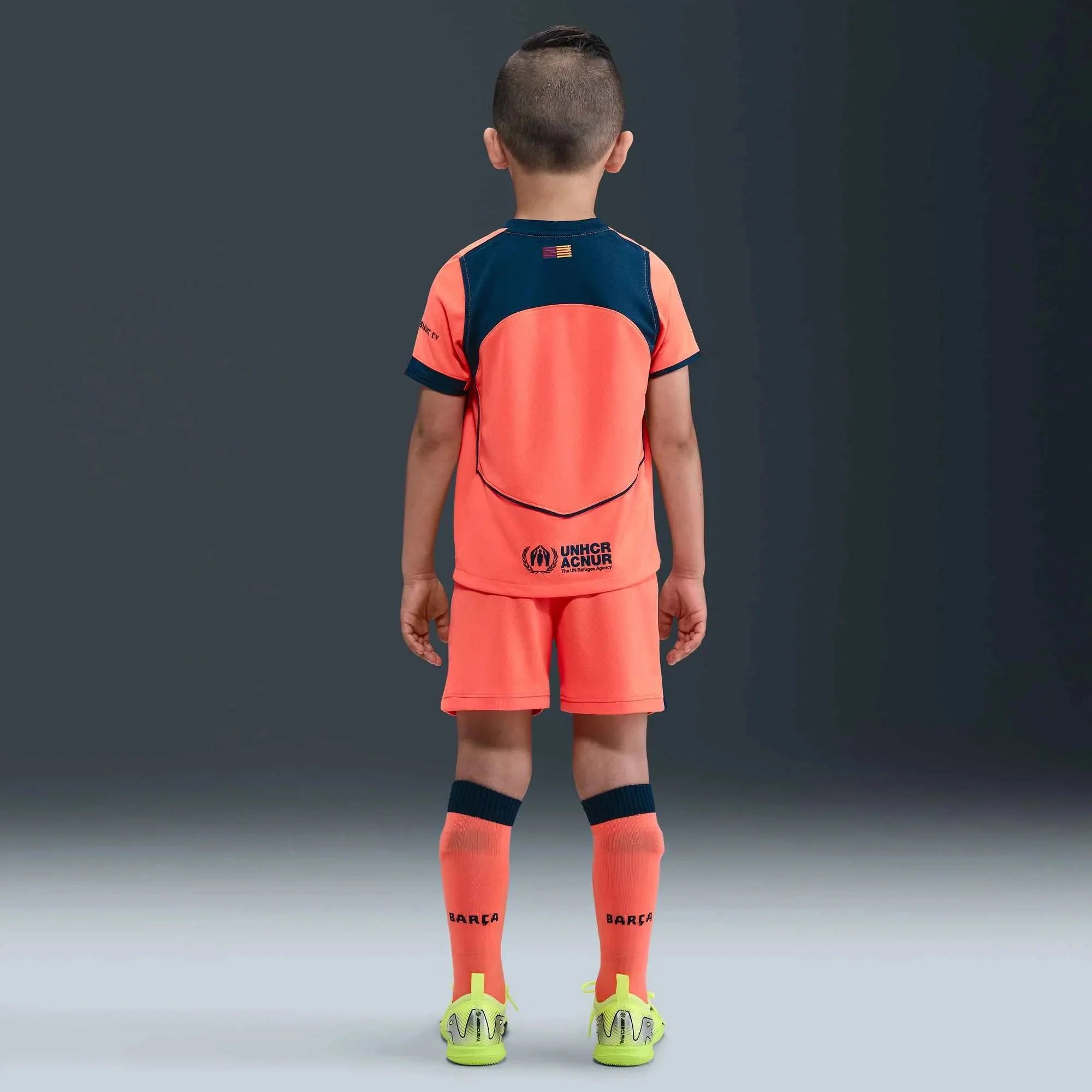 Nike 2025-26 Barcelona Little Kids' Stadium Third Kit