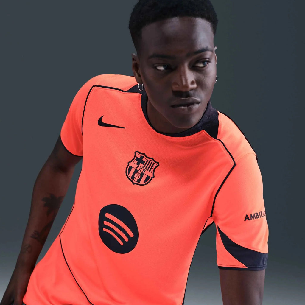 Nike 2025-26 Barcelona Men's Stadium Third Soccer Jersey