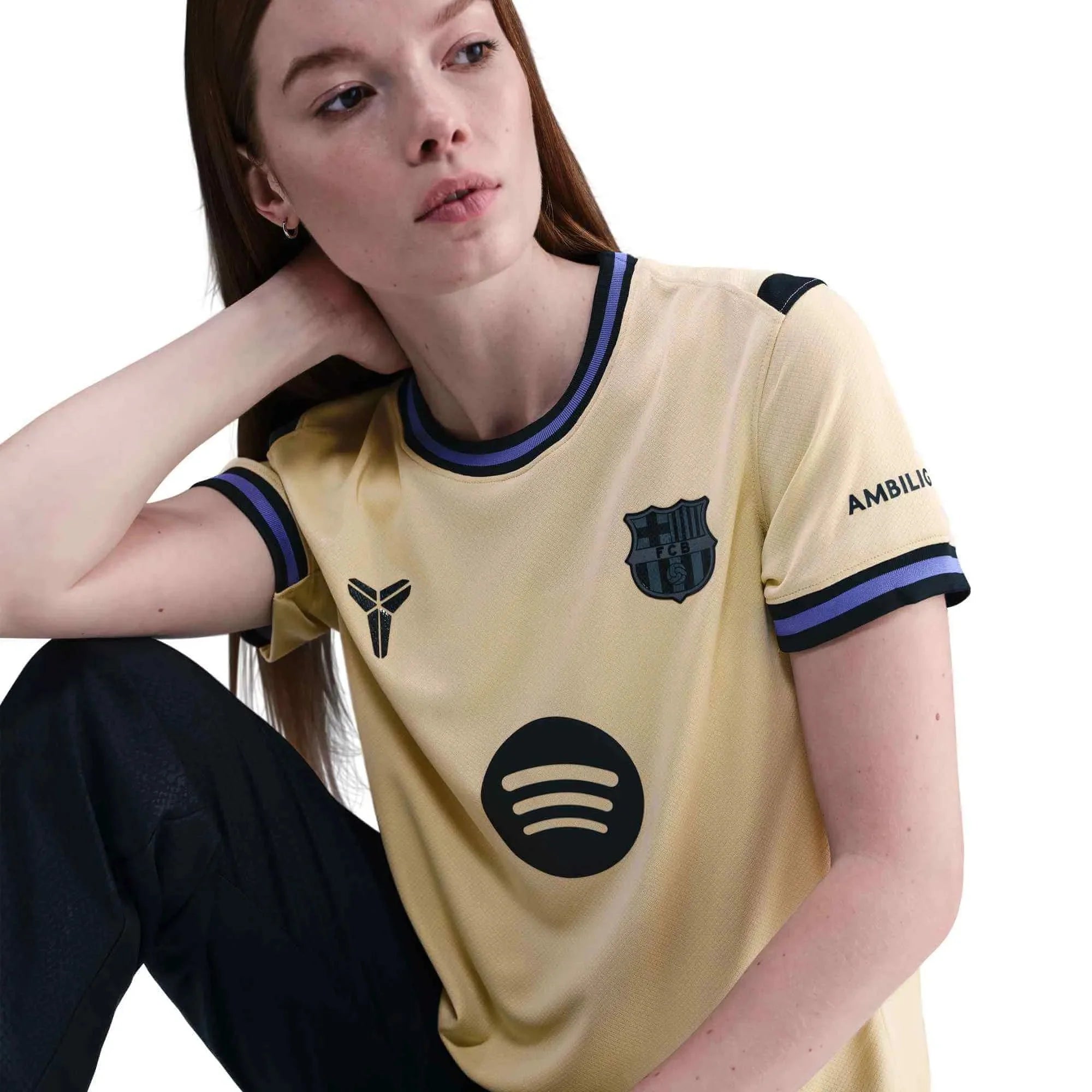 Nike 2025-26 Barcelona Women's Stadium Away Soccer Jersey