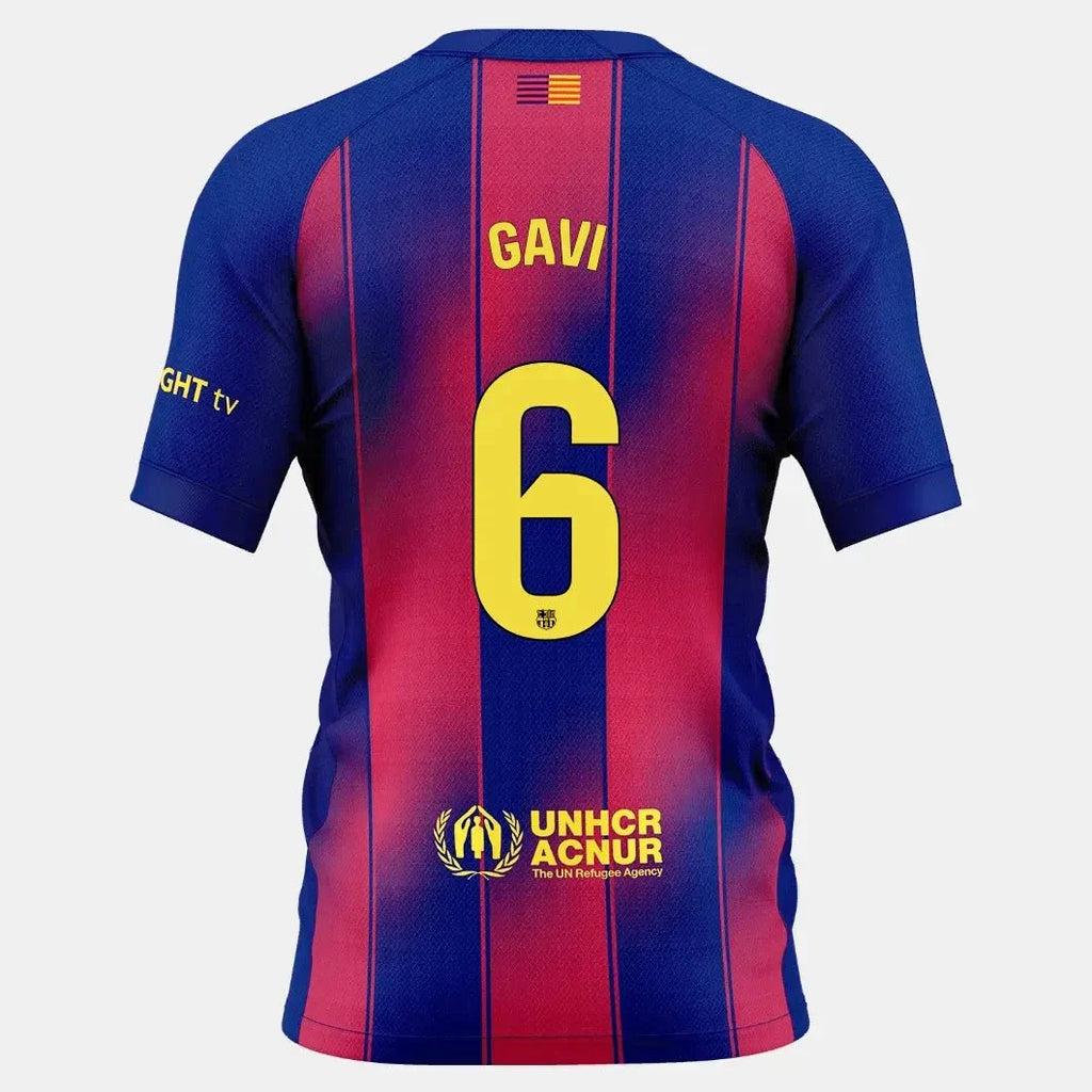 Nike 2025-26 Barcelona Women's Stadium Home Soccer Jersey (No Sponsor)