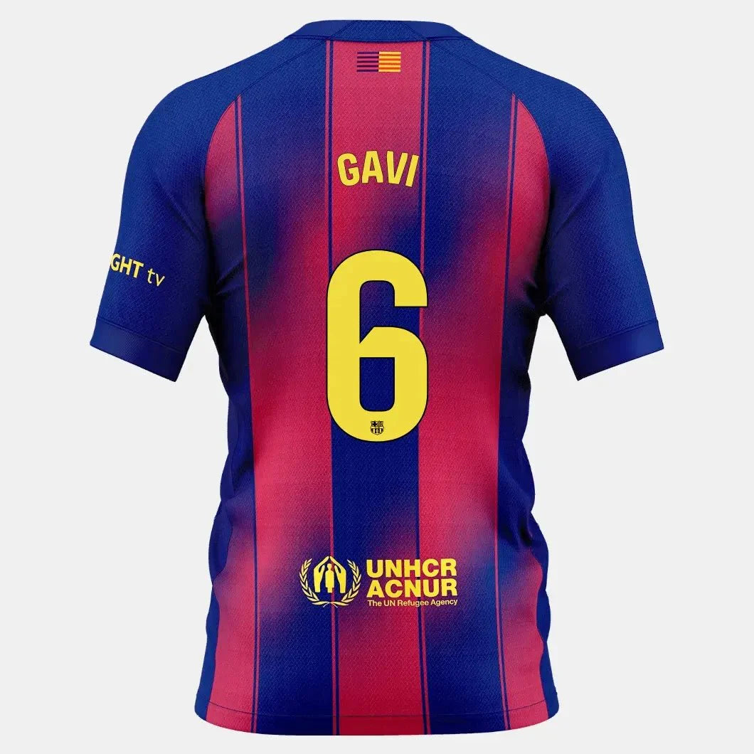 Nike 2025-26 Barcelona Women's Stadium Home Soccer Jersey (No Sponsor)