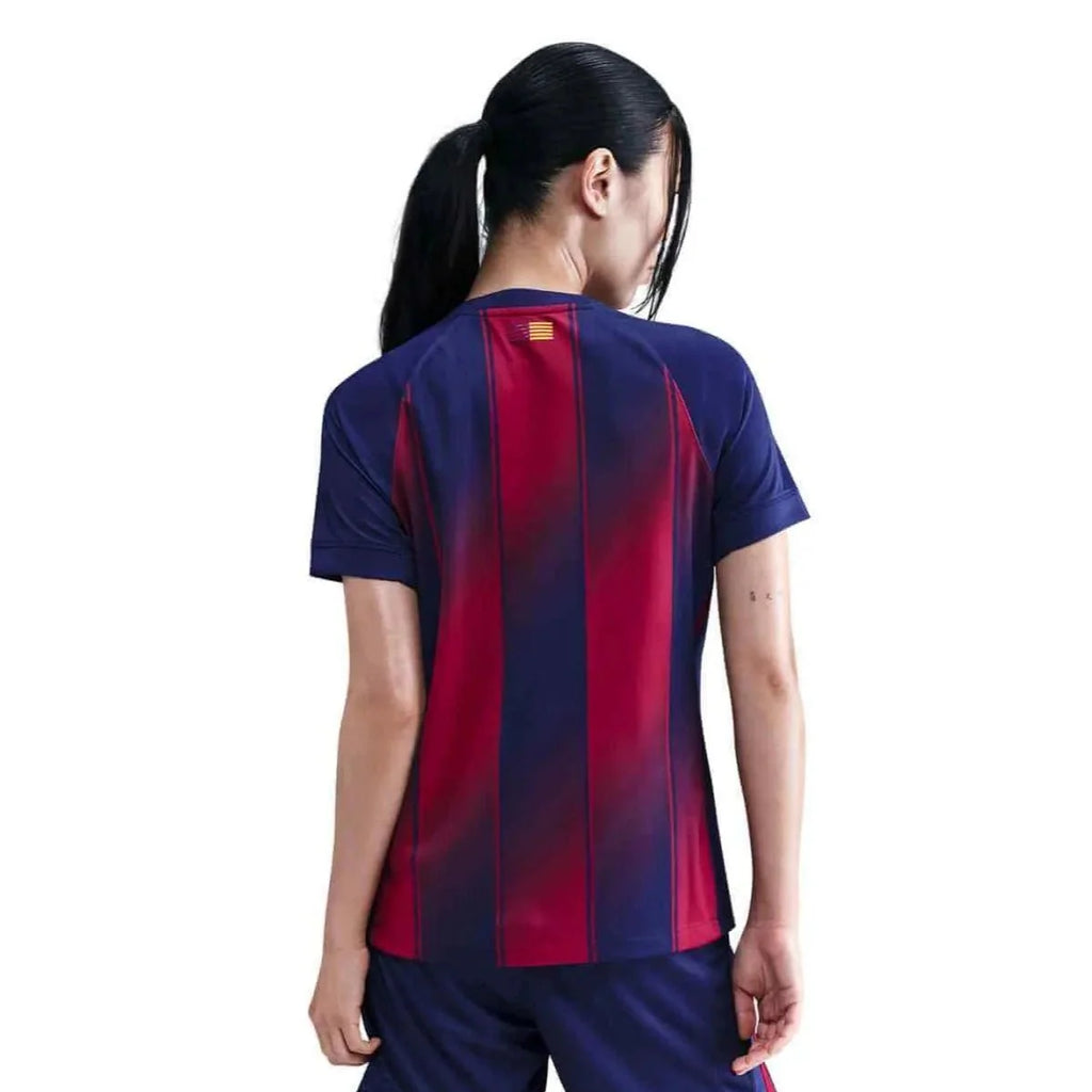 Nike 2025-26 Barcelona Women's Stadium Home Soccer Jersey (No Sponsor)