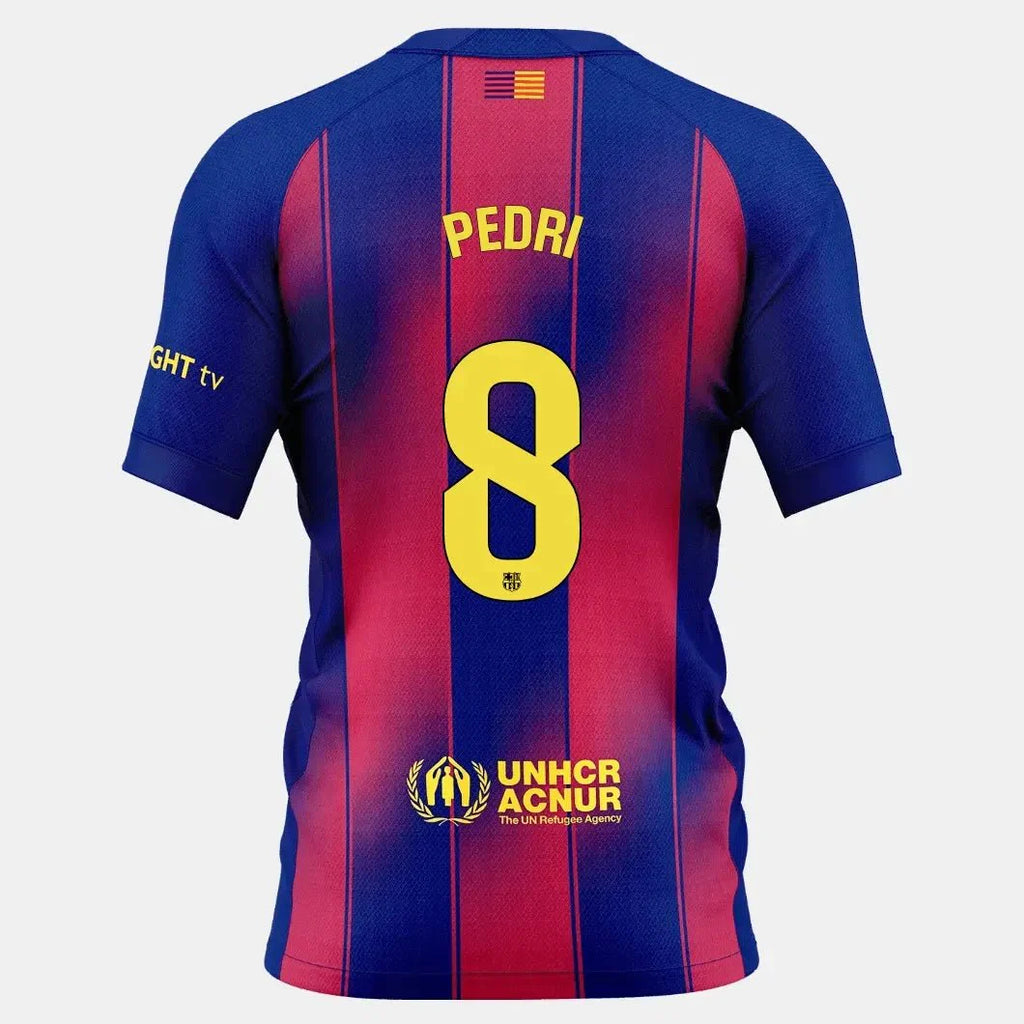Nike 2025-26 Barcelona Women's Stadium Home Soccer Jersey (No Sponsor)