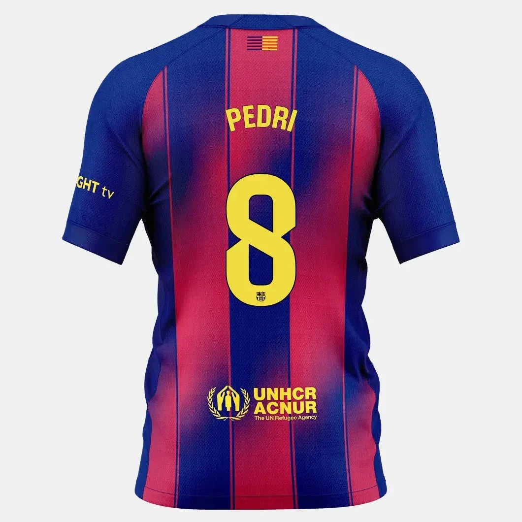Nike 2025-26 Barcelona Women's Stadium Home Soccer Jersey (No Sponsor)