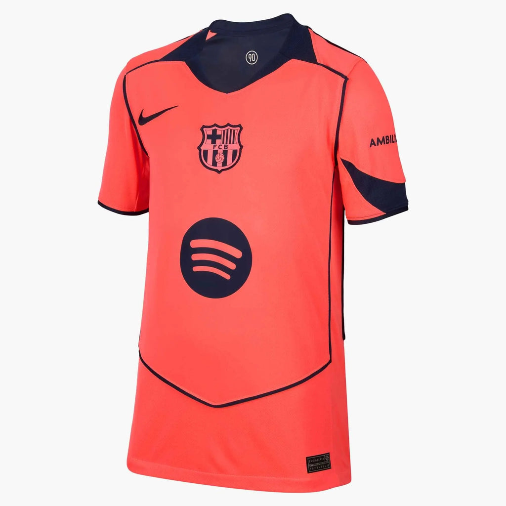 Nike 2025-26 Barcelona Youth Stadium Third Soccer Jersey