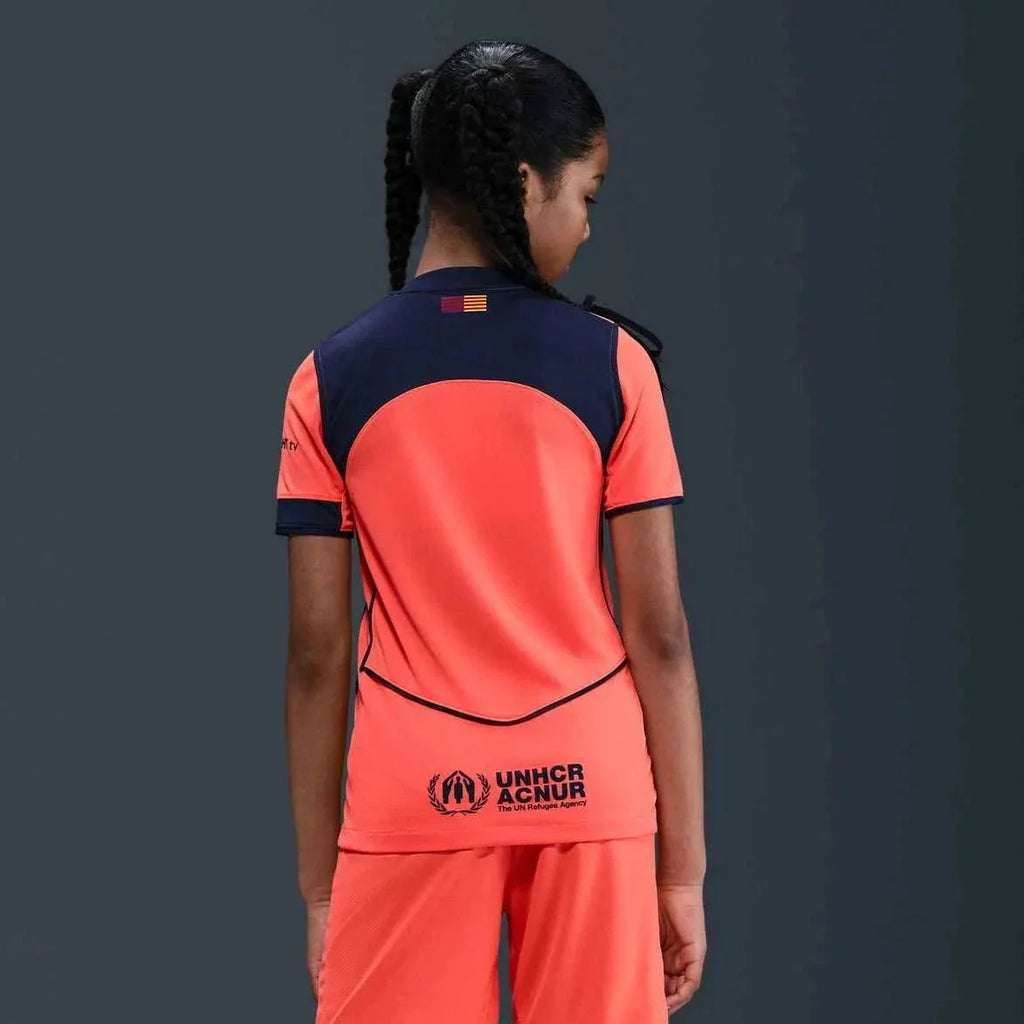 Nike 2025-26 Barcelona Youth Stadium Third Soccer Jersey