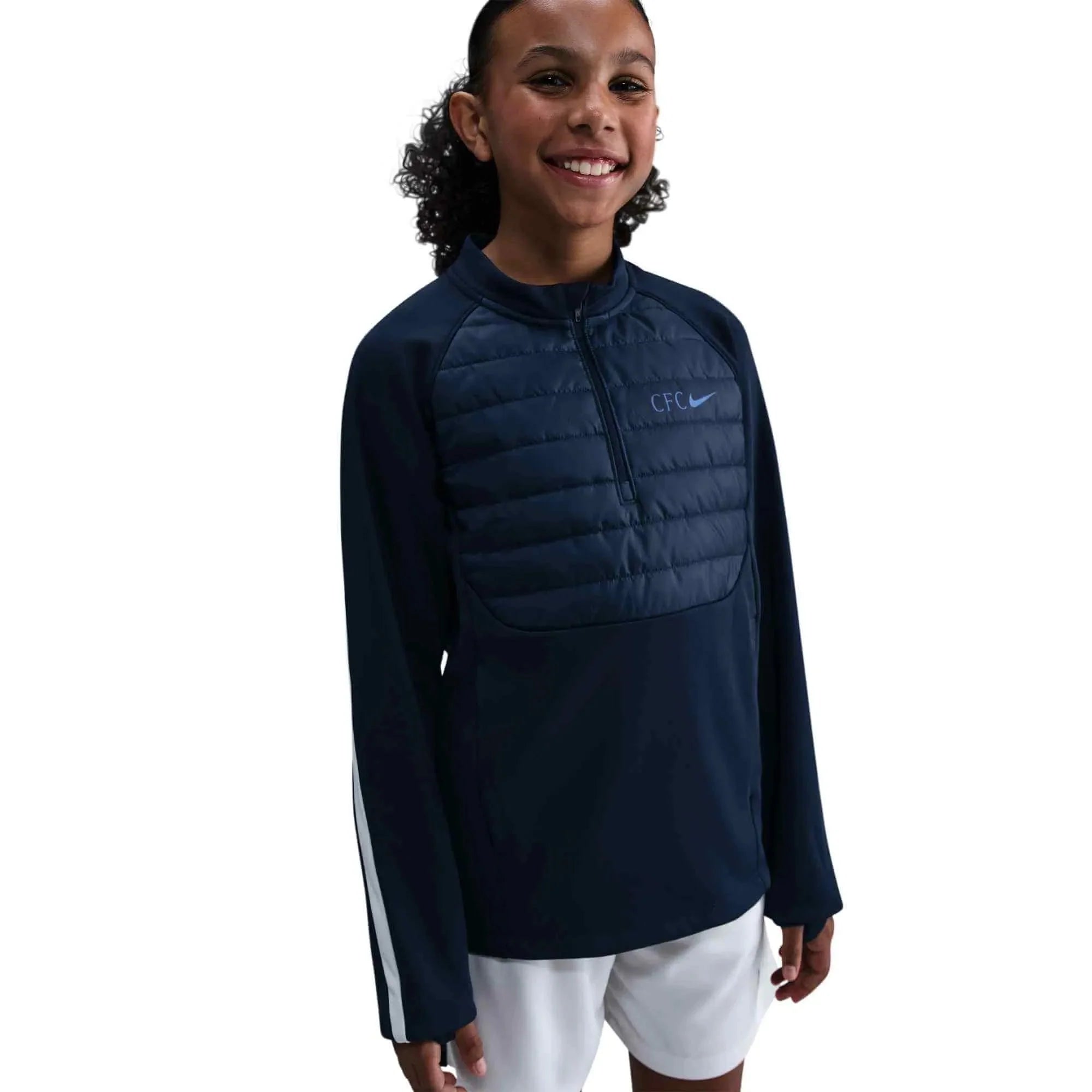 Nike 2025-26 Chelsea Youth Academy Winter Warrior Drill Top