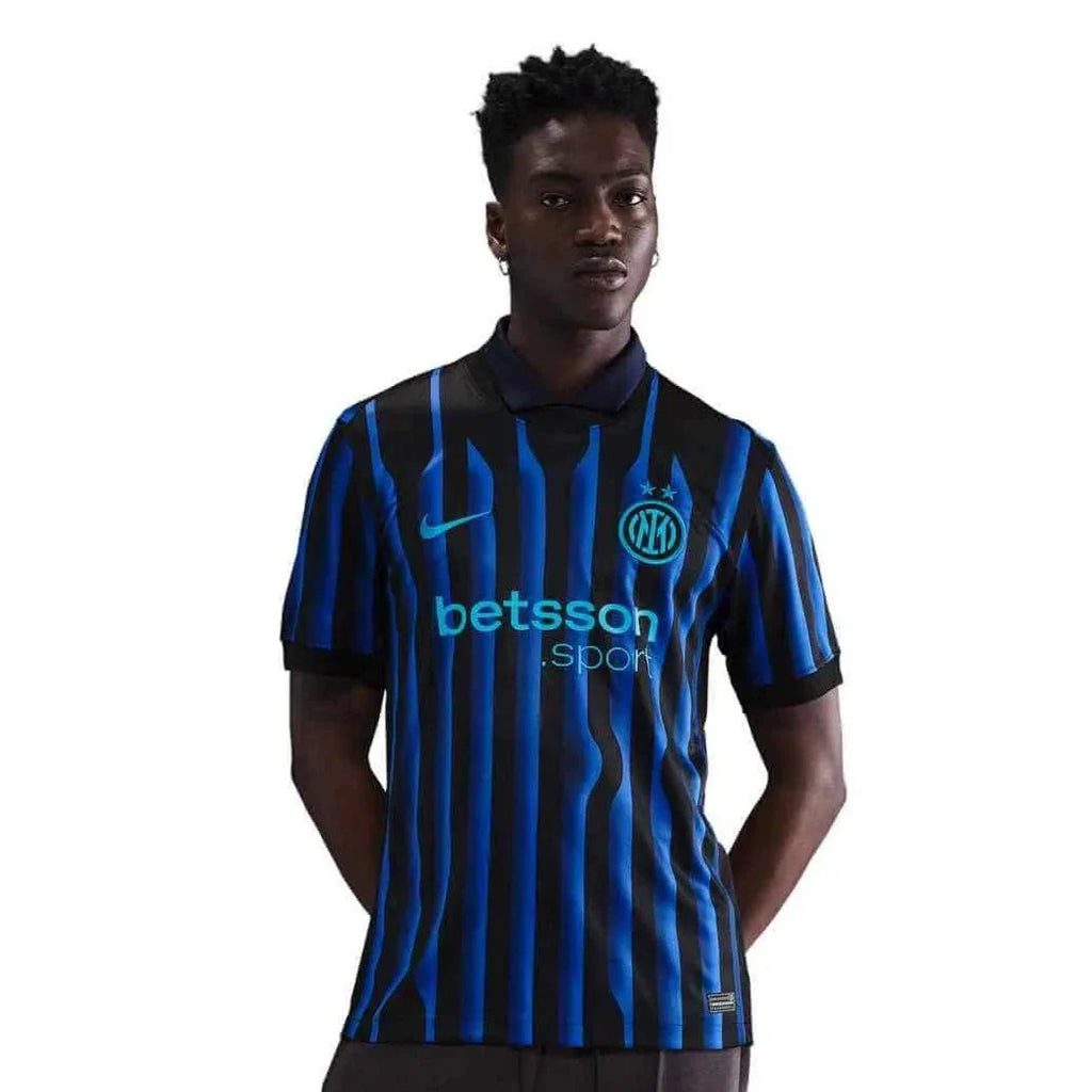 Nike 2025-26 Inter Milan Men's Stadium Home Soccer Jersey