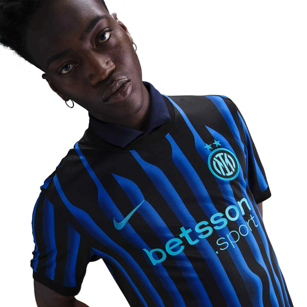 Nike 2025-26 Inter Milan Men's Stadium Home Soccer Jersey