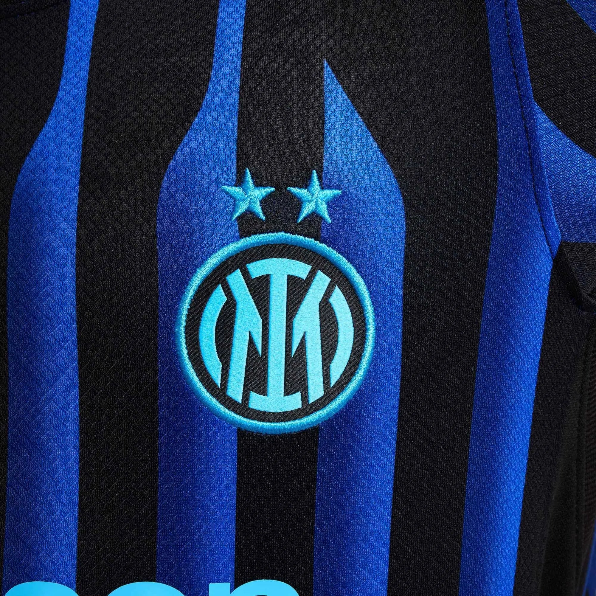 Nike 2025-26 Inter Milan Youth Stadium Home Soccer Jersey