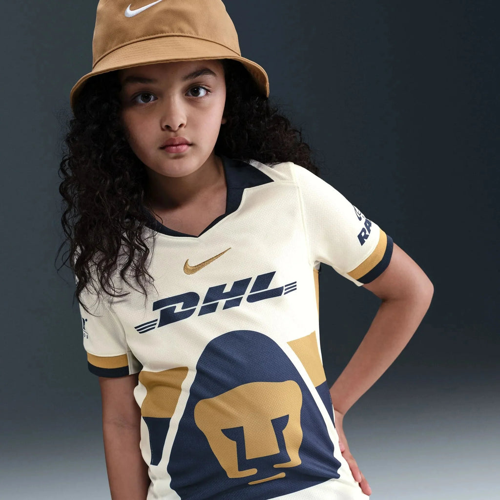 Nike 2025-26 Pumas Youth Stadium Home Soccer Jersey