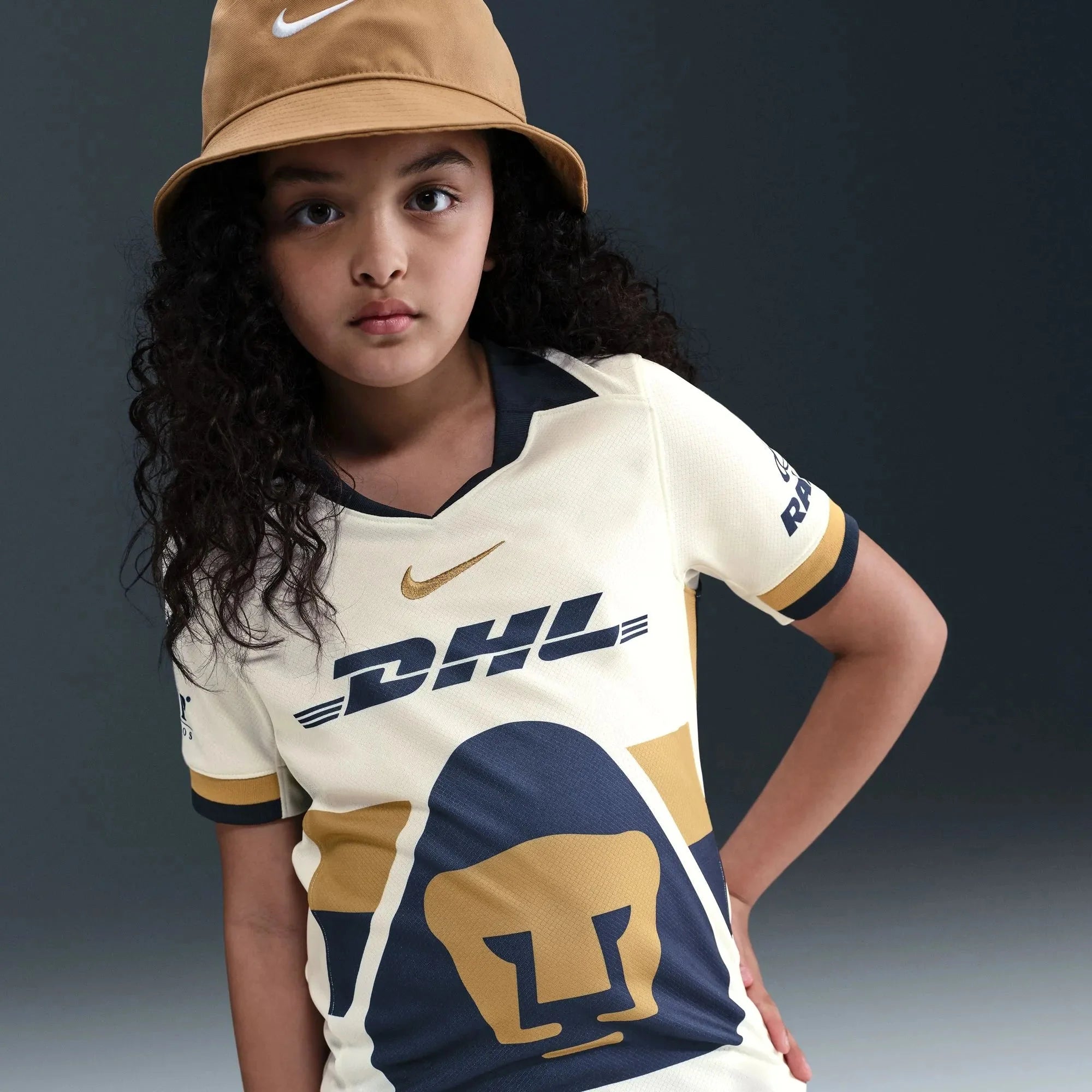 Nike 2025-26 Pumas Youth Stadium Home Soccer Jersey