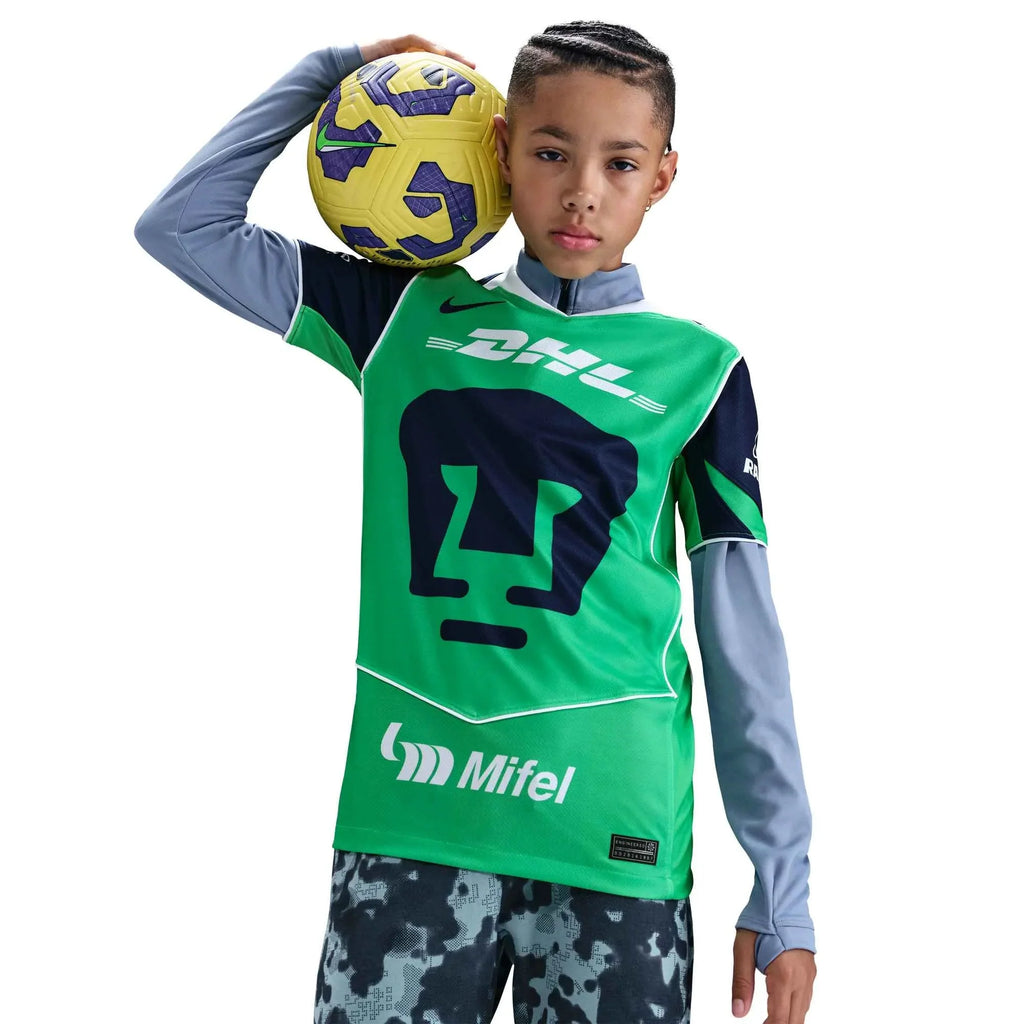 Nike 2025-26 Pumas Youth Stadium Third Soccer Jersey