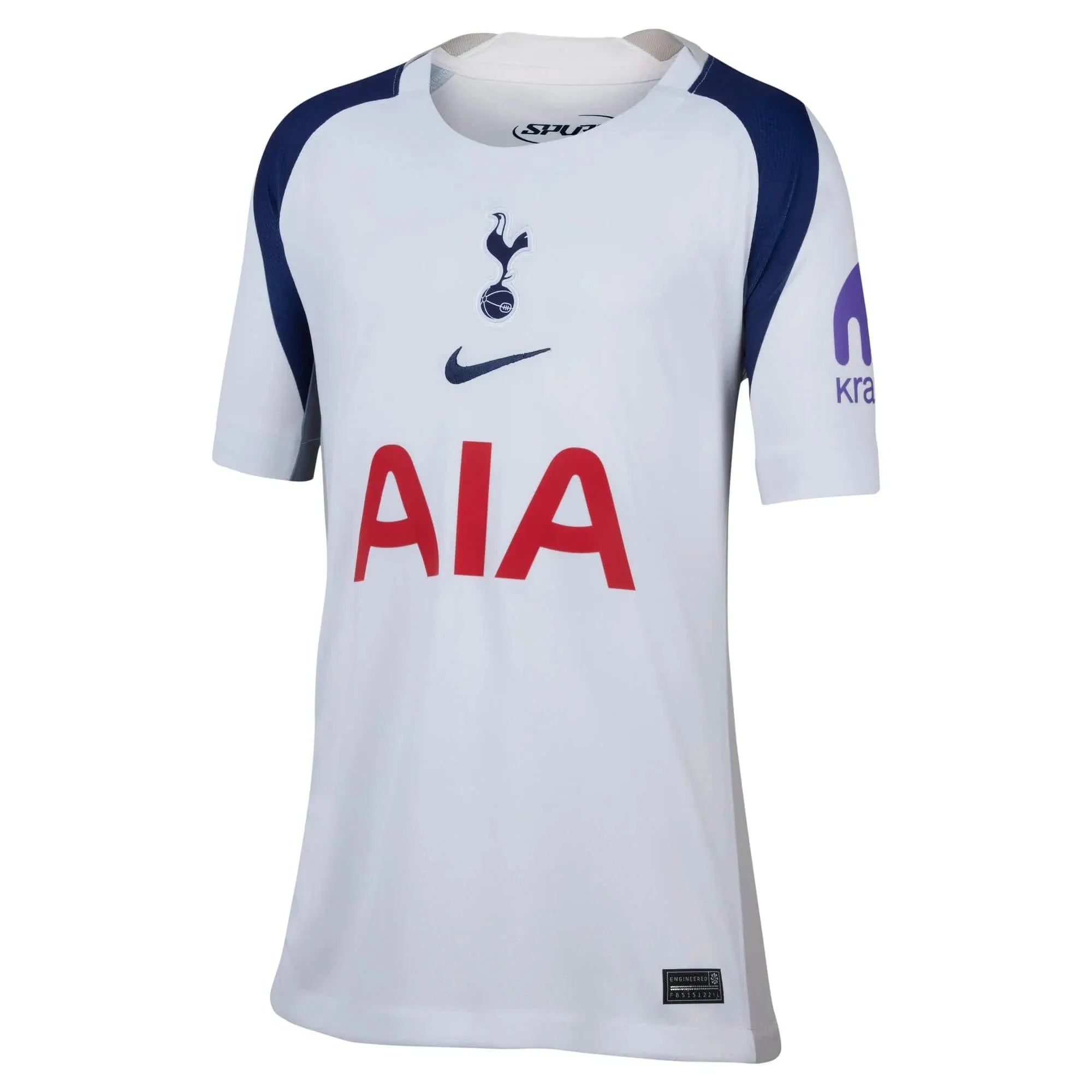 Nike 2025-26 Tottenham Youth Stadium Home Soccer Jersey