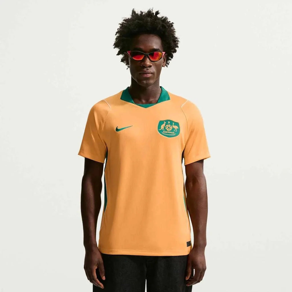 Nike 2026 Australia Men's Stadium Home Soccer Jersey
