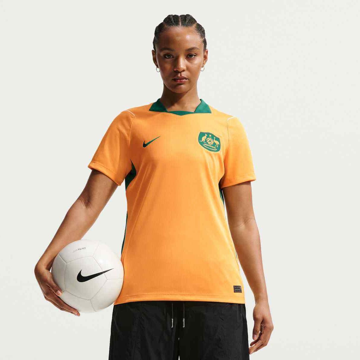 Nike 2026 Australia Women's Stadium Home Soccer Jersey