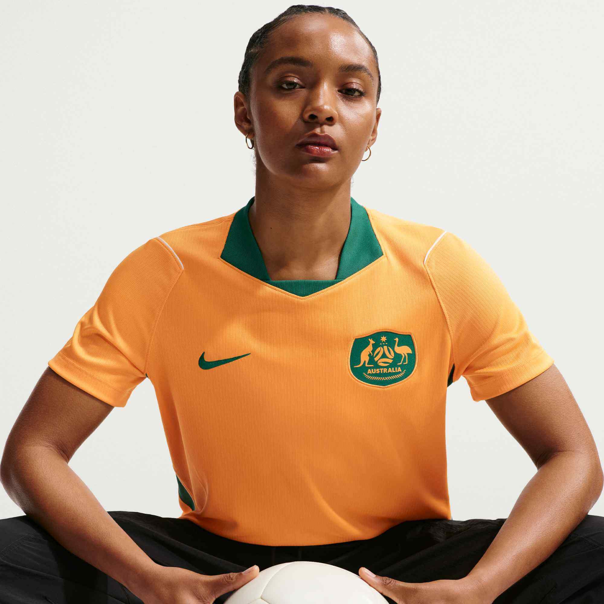 Nike 2026 Australia Women's Stadium Home Soccer Jersey