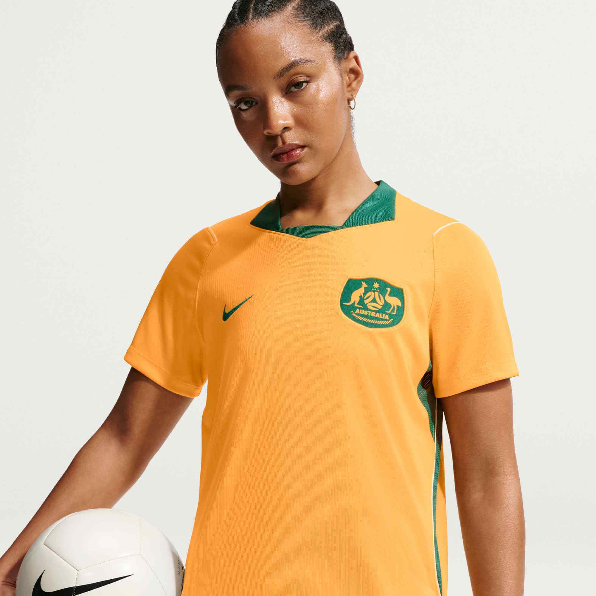 Nike 2026 Australia Women's Stadium Home Soccer Jersey