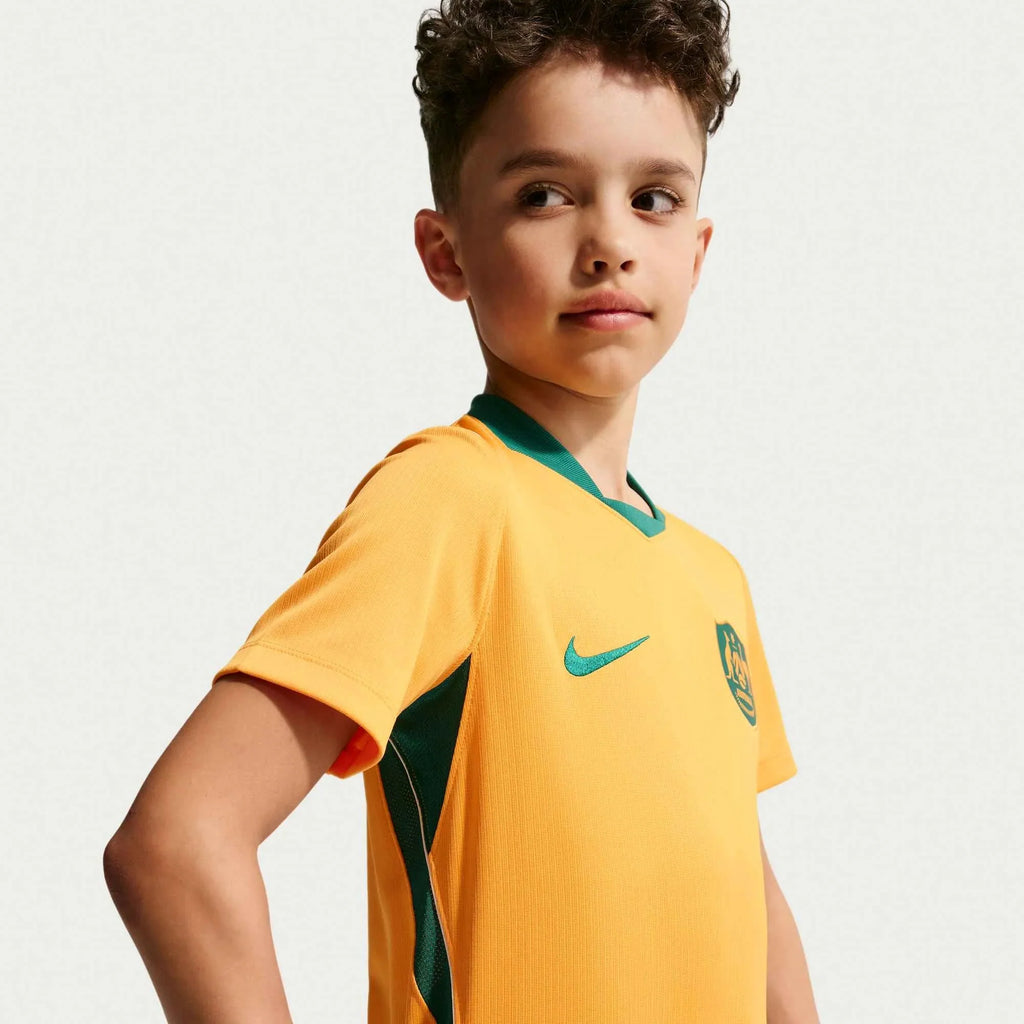 Nike 2026 Australia Youth Stadium Home Soccer Jersey
