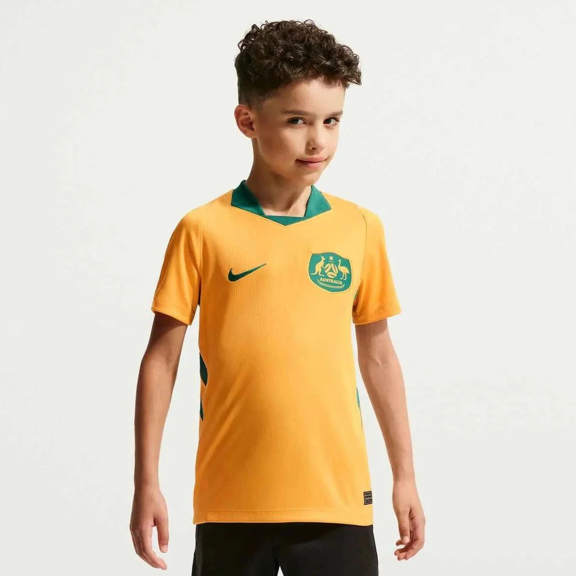 Nike 2026 Australia Youth Stadium Home Soccer Jersey
