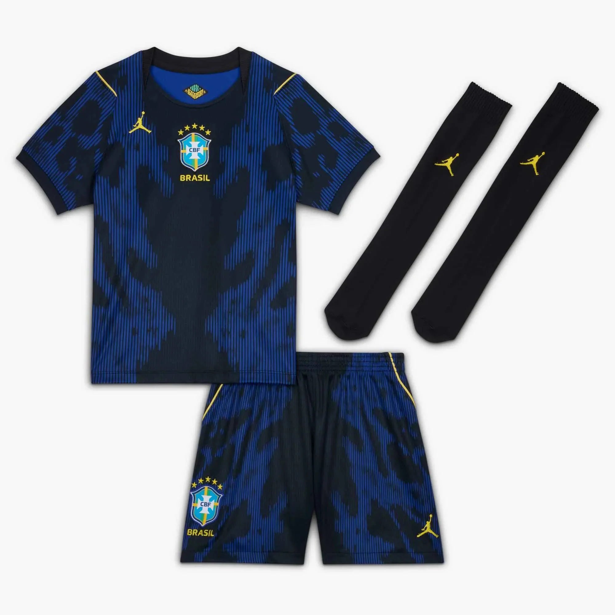 Nike 2026 Brazil Little Kids' Stadium Away Kit