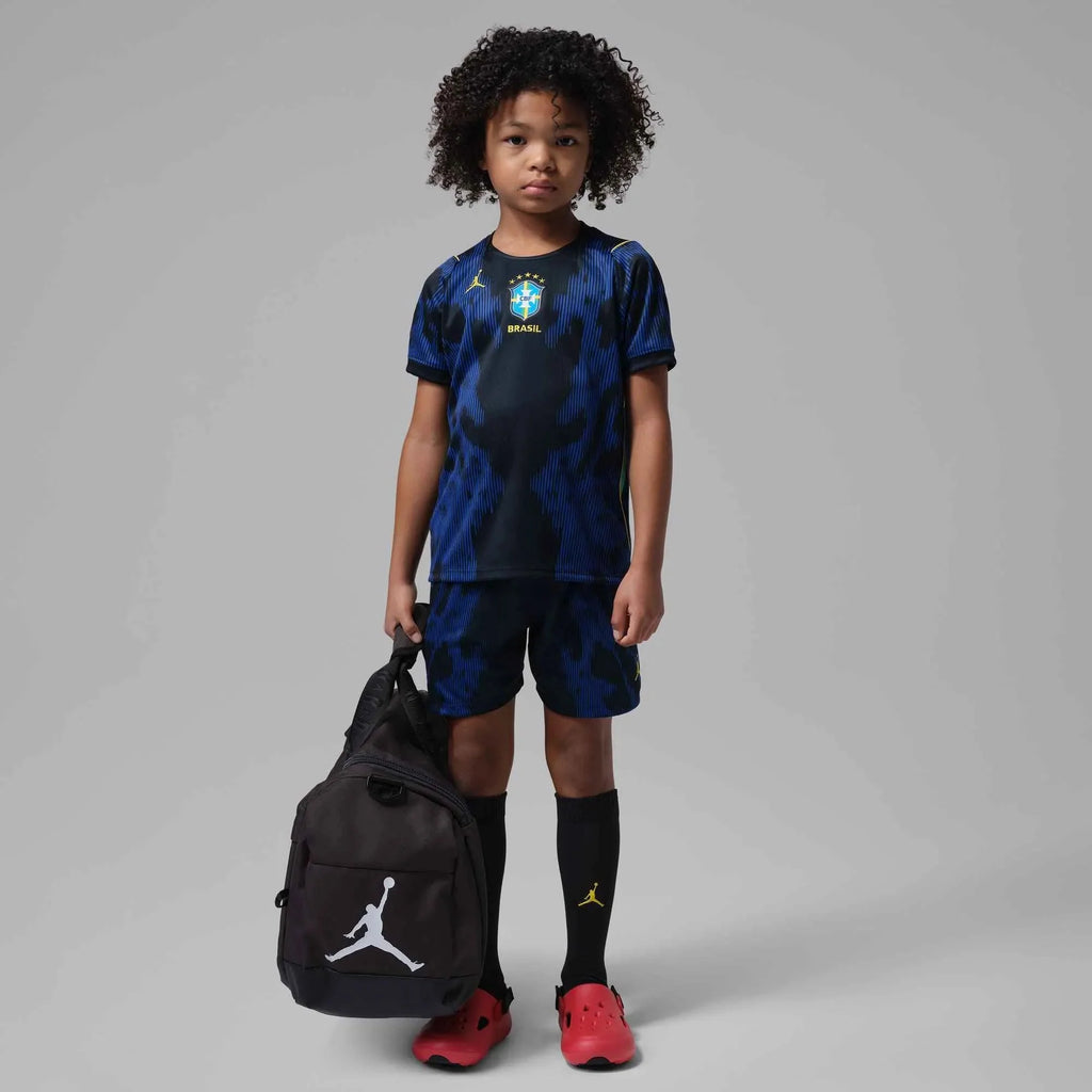 Nike 2026 Brazil Little Kids' Stadium Away Kit