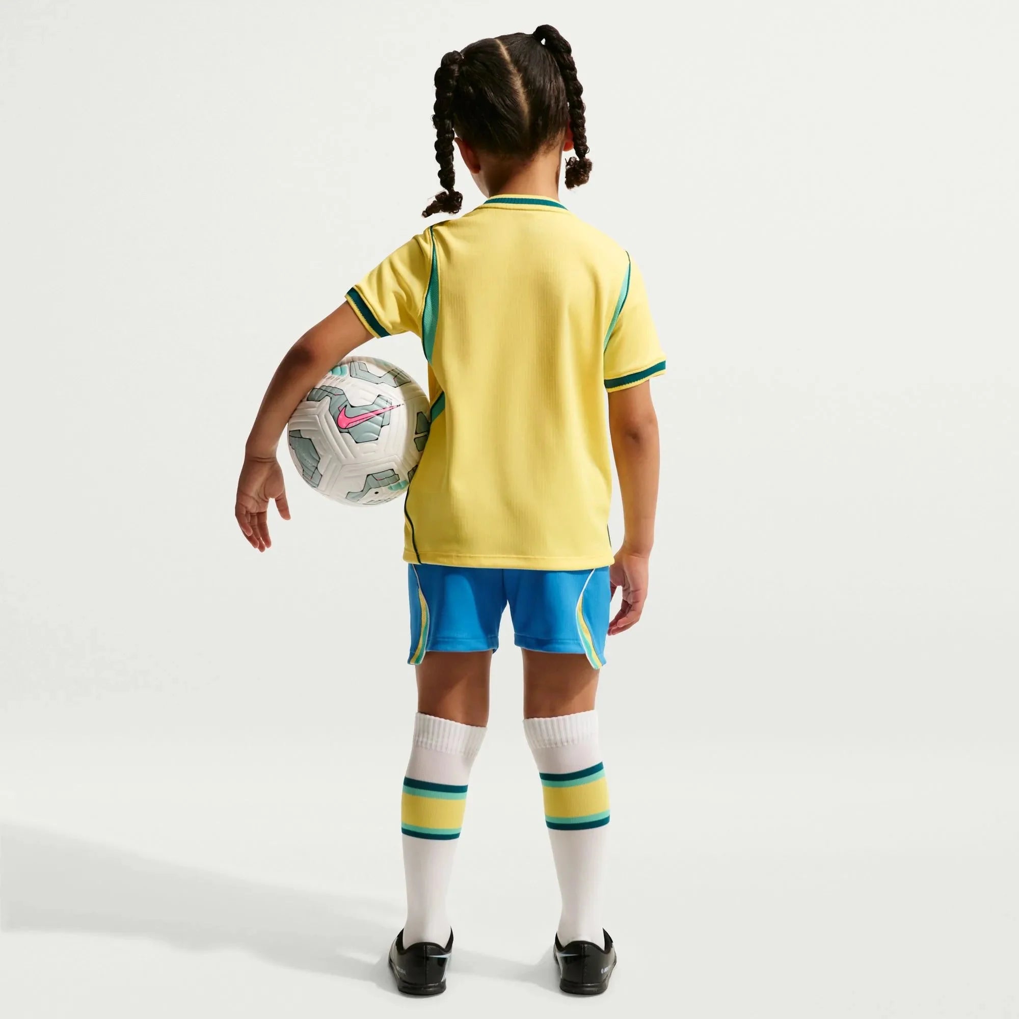 Nike 2026 Brazil Little Kids' Stadium Home Kit