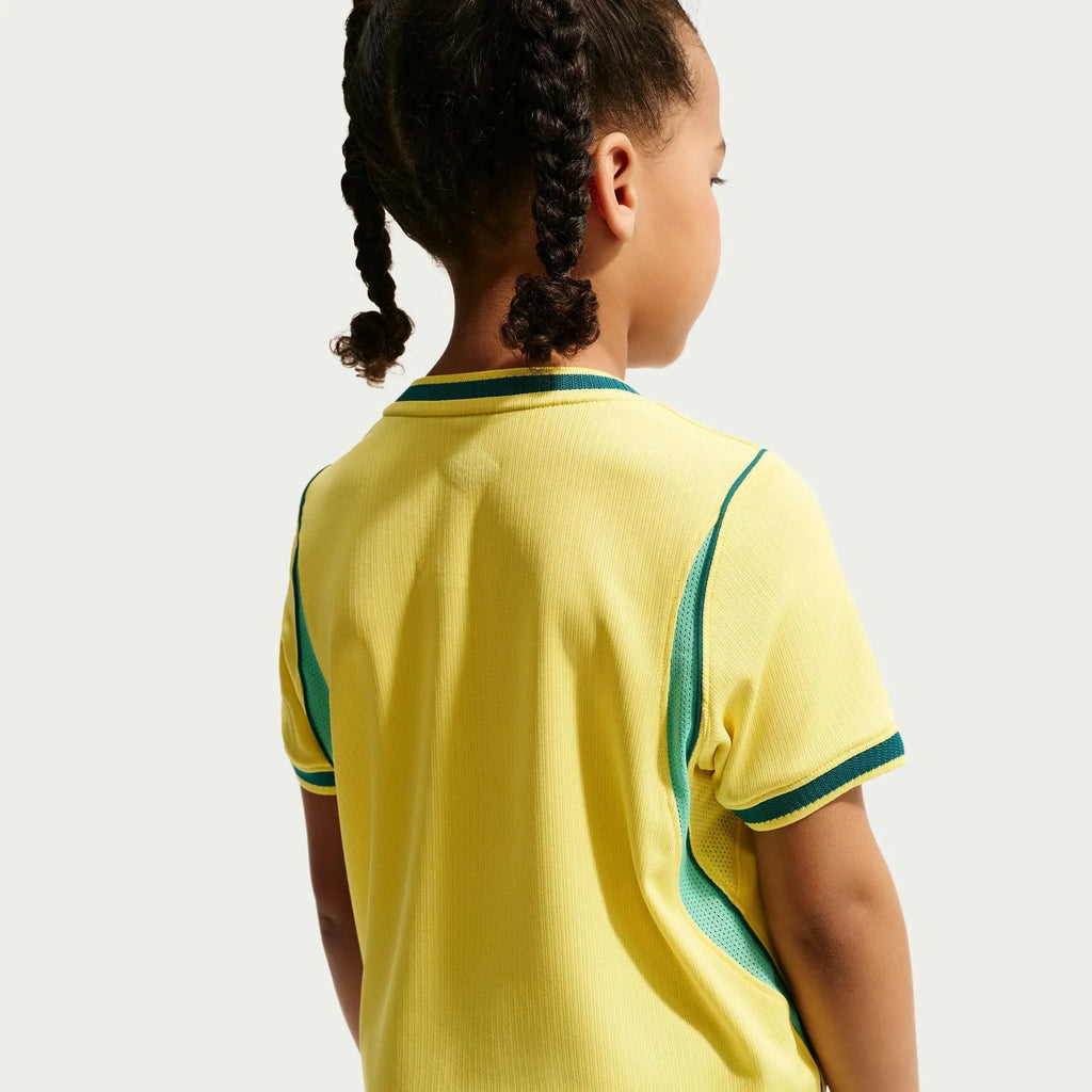 Nike 2026 Brazil Little Kids' Stadium Home Kit
