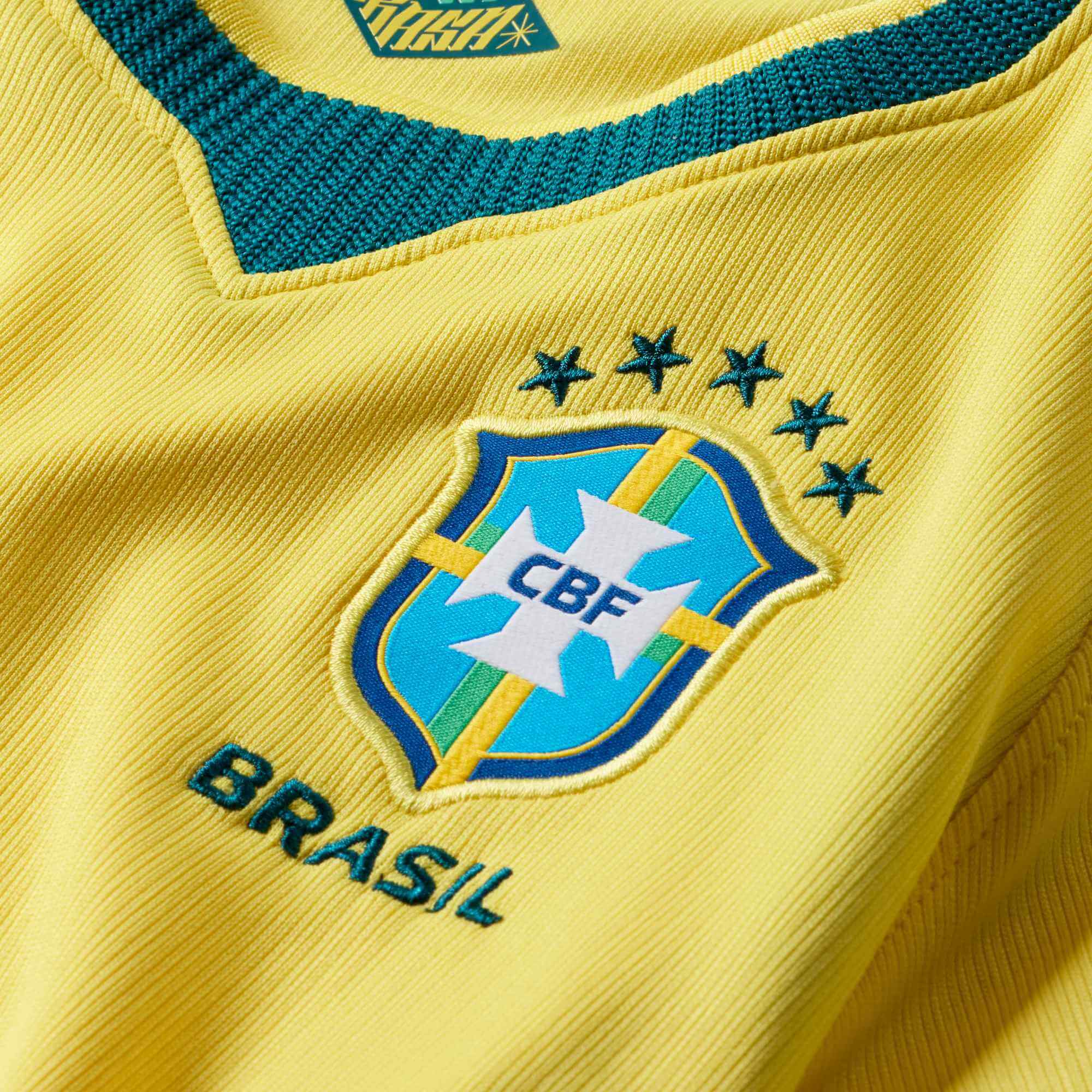 Nike 2026 Brazil Little Kids' Stadium Home Soccer Jersey