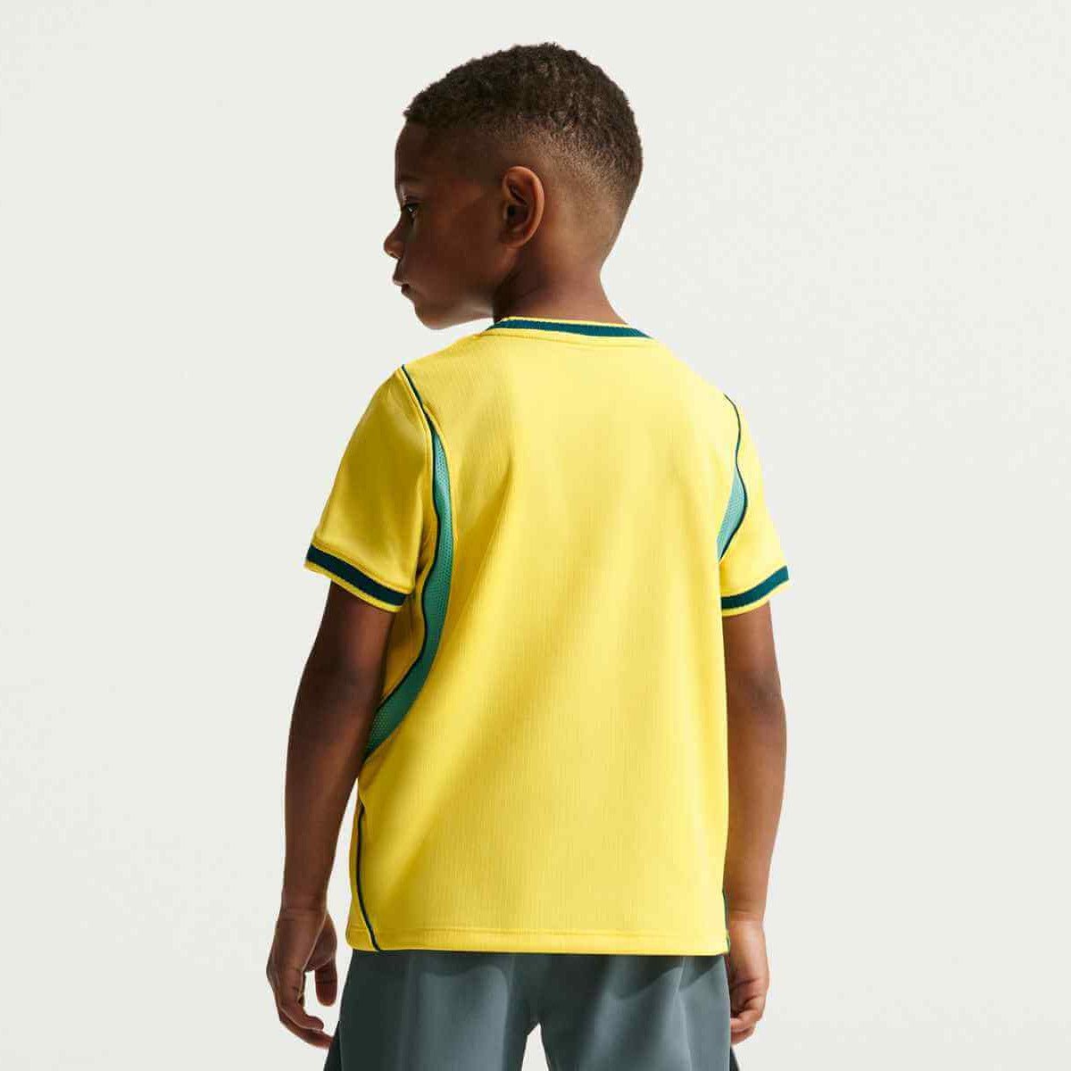 Nike 2026 Brazil Little Kids' Stadium Home Soccer Jersey