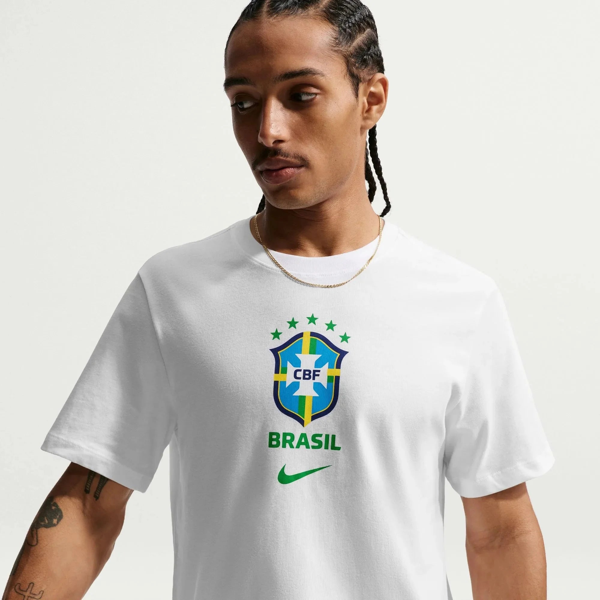 Nike 2026 Brazil Men's Crest Tee