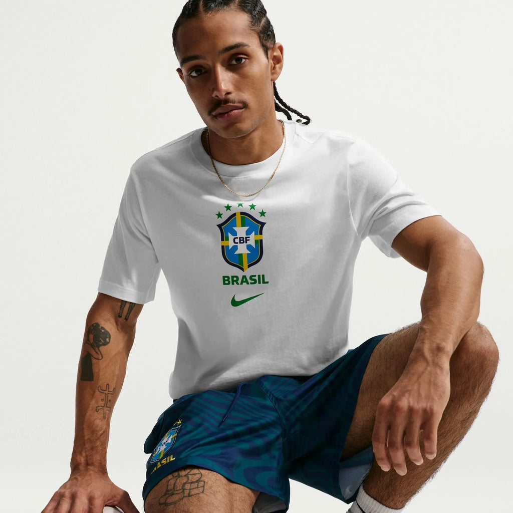 Nike 2026 Brazil Men's Crest Tee