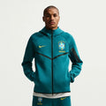Nike 2026 Brazil Men's Full-Zip Tech Fleece Hoodie