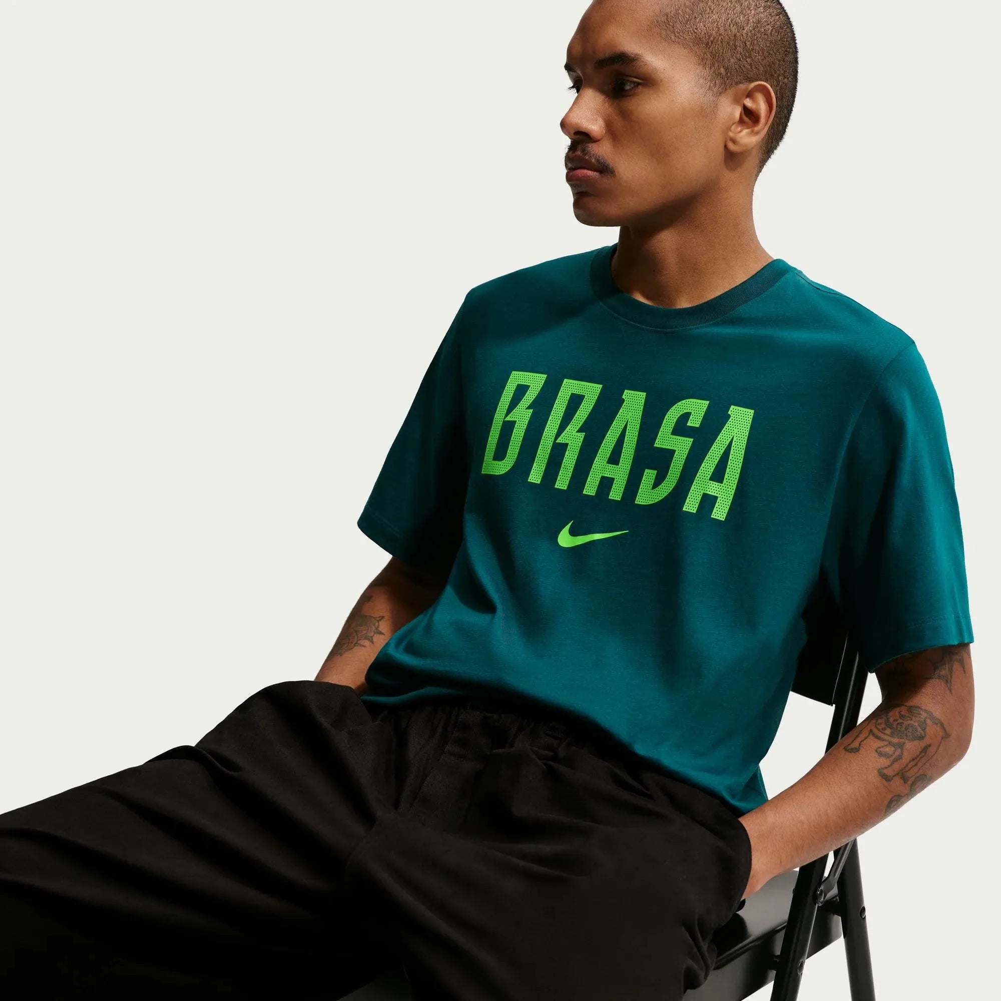 Nike 2026 Brazil Men's Wordmark Tee
