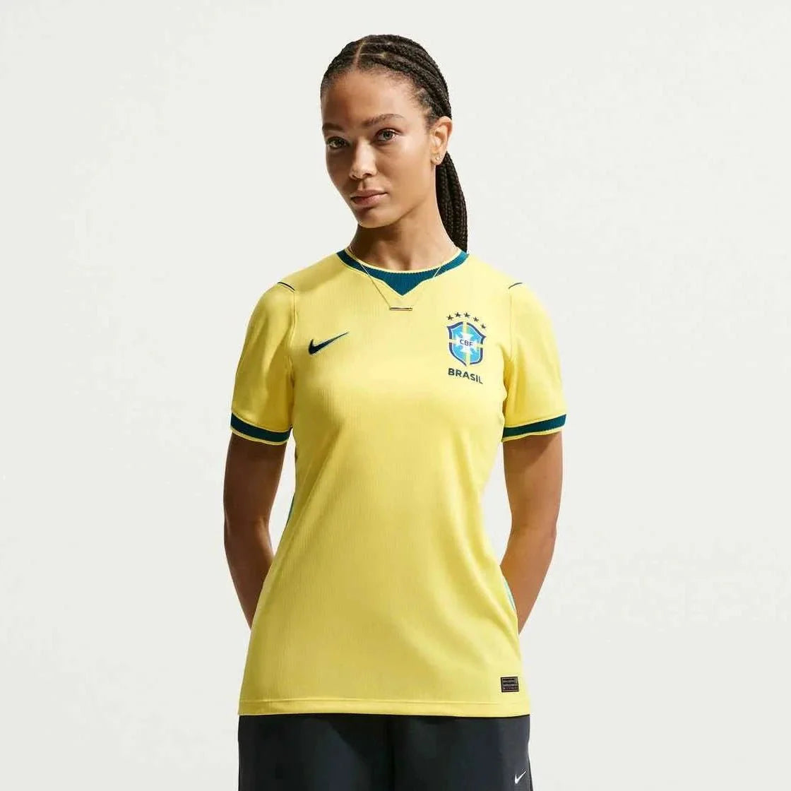 Nike 2026 Brazil Women's Stadium Home Soccer Jersey