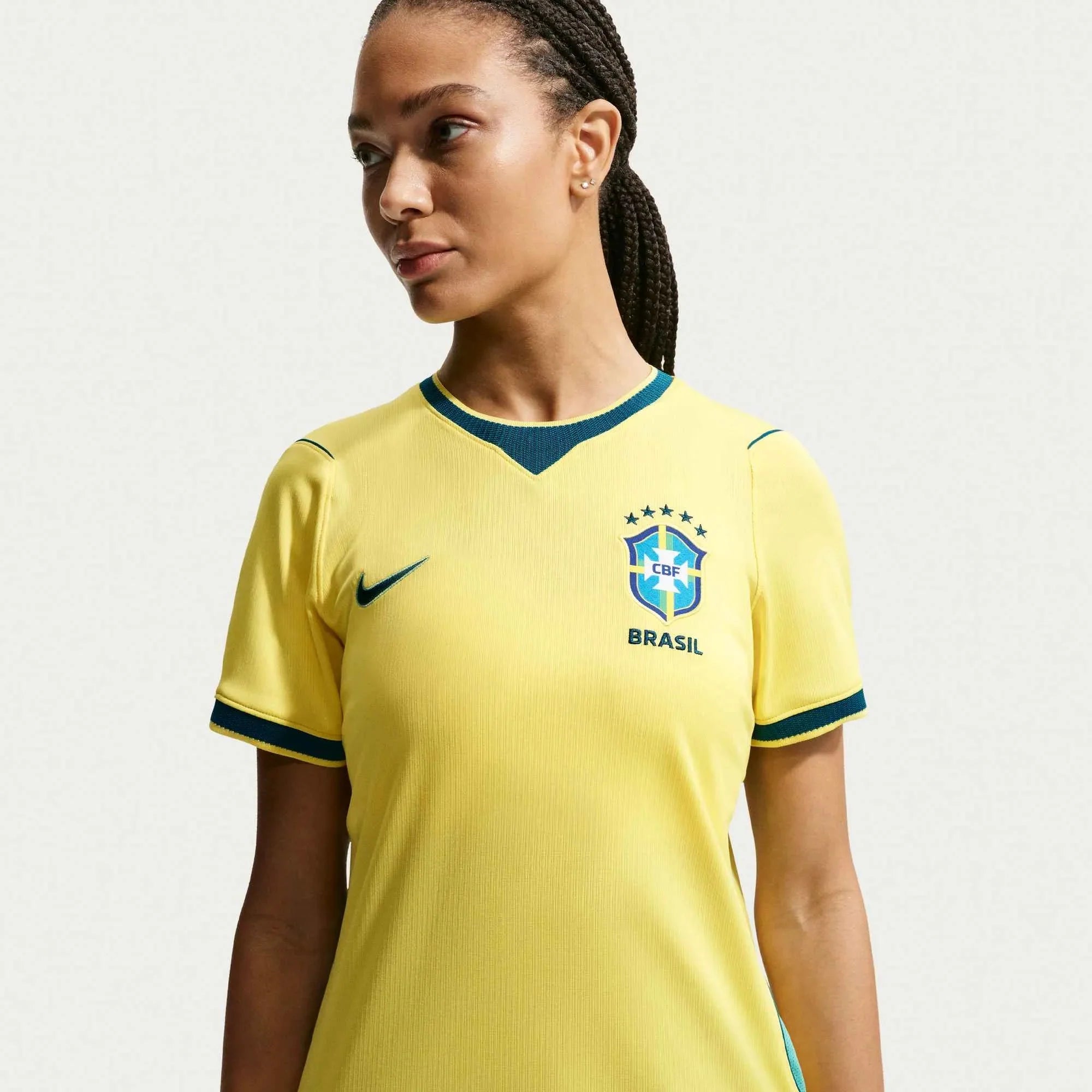 Nike 2026 Brazil Women's Stadium Home Soccer Jersey