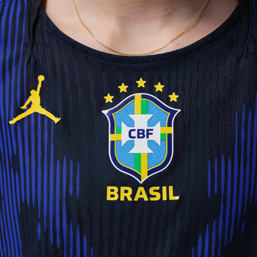 Nike 2026 Brazil Youth Authentic Away Soccer Jersey